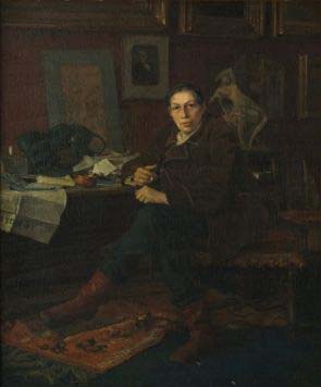 Albert Wolff in His Study